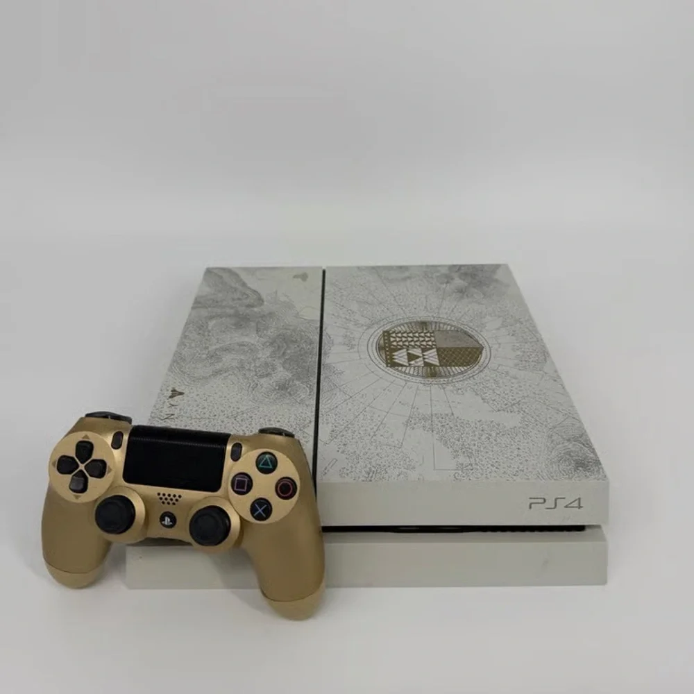 Sony PS4 Console - Gold and White Design